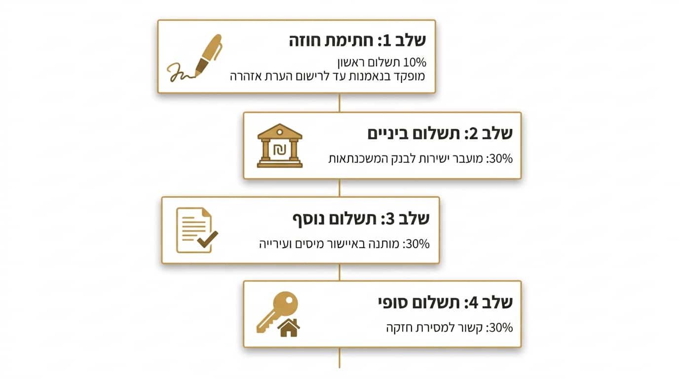 בדיקת תיק בניין וחובות עירייה לפני חתימה על הסכם מכר