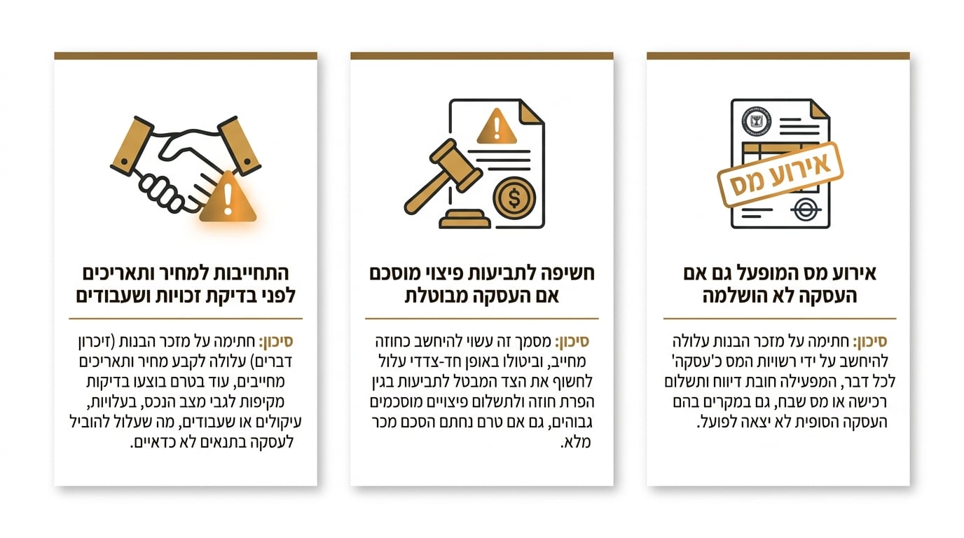 זיכרון דברים שנחתם בטעות ונחשב חוזה מחייב