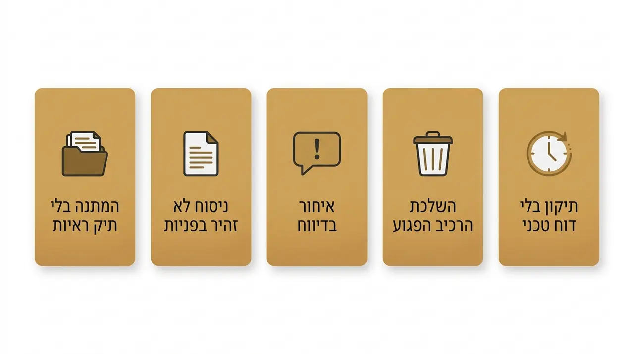 חמש טעויות נפוצות שמכשילות תביעות נגד חברות תשתית
