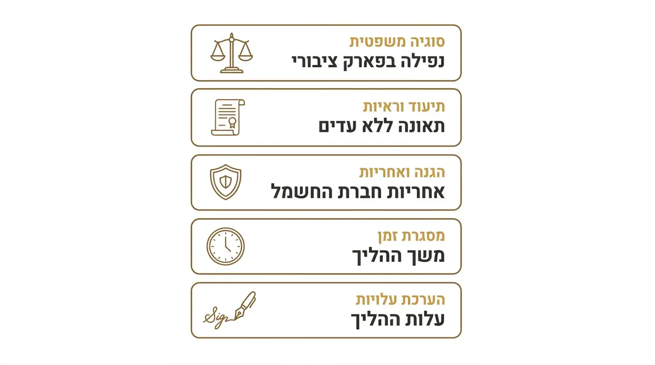 שאלות ותשובות נפוצות על תביעות תאורה ורשלנות עירונית