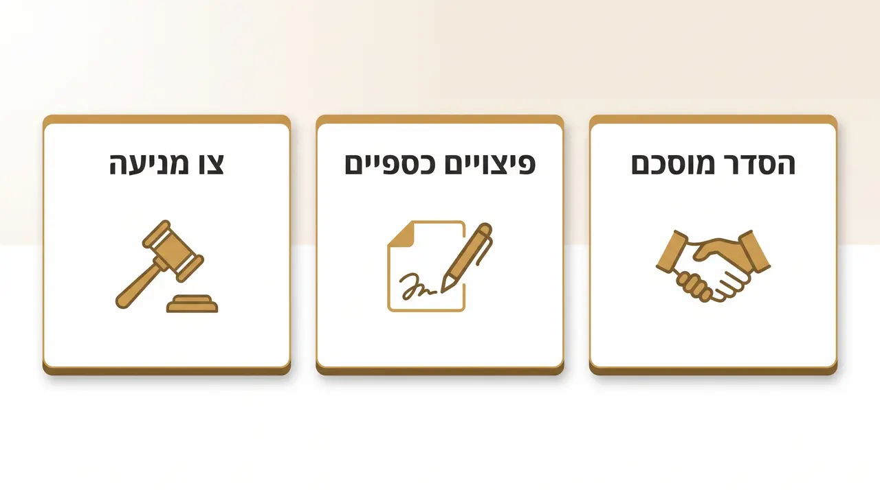 סעדים וצווי מניעה שניתן לדרוש מבית המשפט