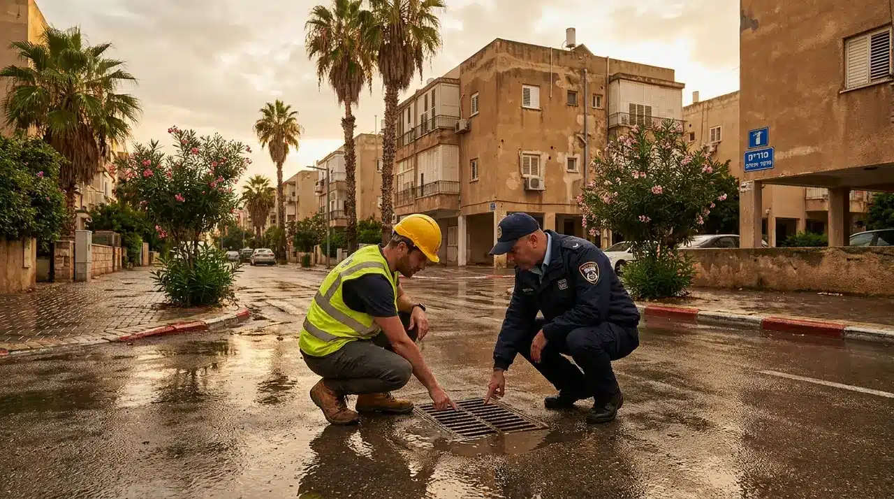 מי נושא באחריות על הצפה מצנרת עירונית
